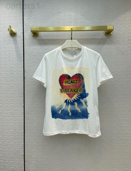 

women's t-shirt designer summer love t-shirt with girl's eyes 0f50, White