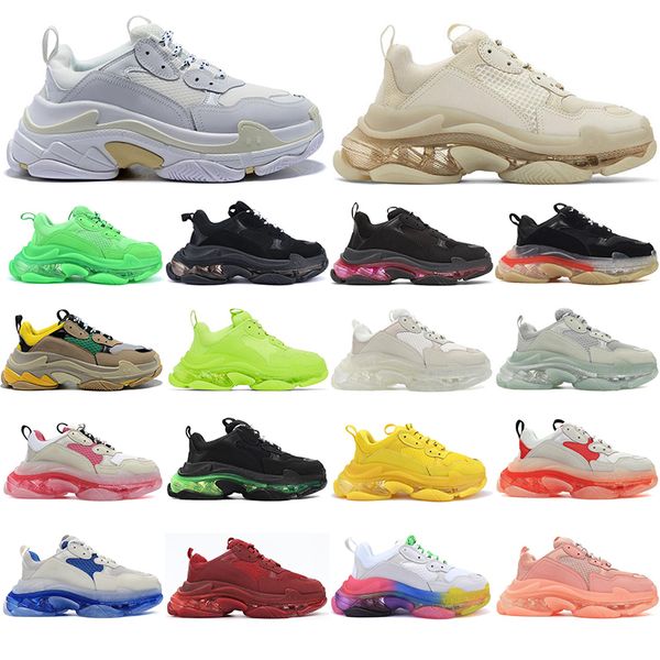 

with socks crystal clear soleplatform casual shoes mens women black sole vintage sneakers fashion black orange beige dark green trainers siz, White;red