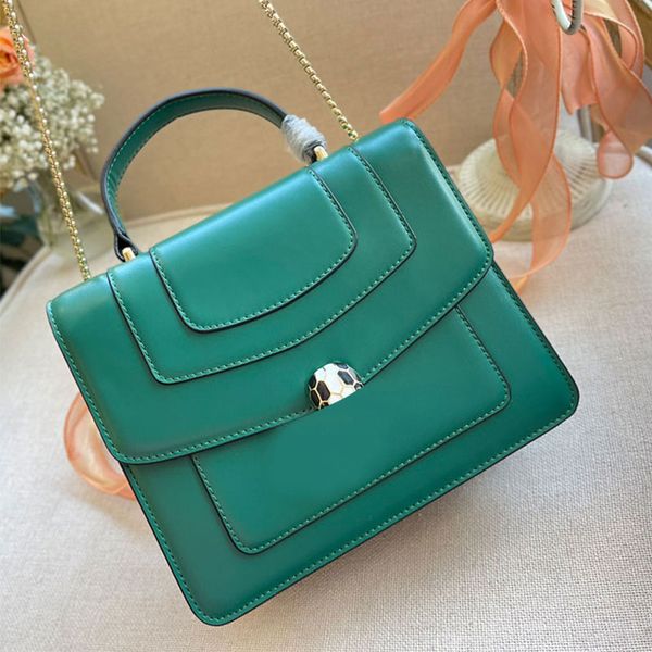 

designer new 23ss handbag crossbody bags genuine leather handle tote bag buckle chain shoulder strap flap evening clutch 5a handbags purse b