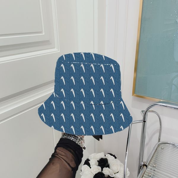 

trendy denim bucket hats wide brim sports caps men women cowboy fisherman hats outdoor streetwear 4 seasons cap, Blue;gray