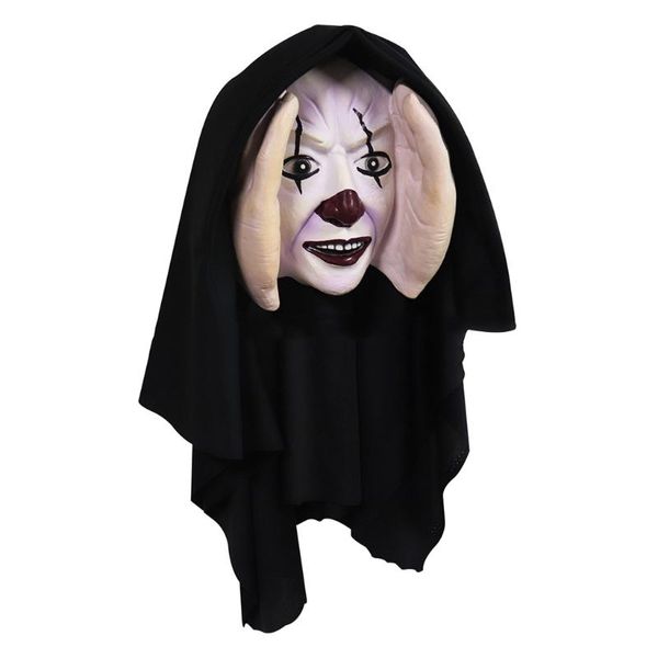 Decorazione per feste Halloween Spaventoso Peeper Maschera da appendere Finestra da clown che fa capolino horror