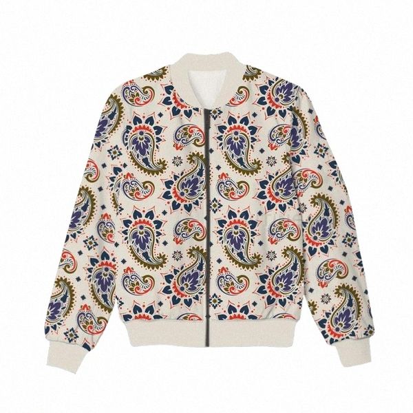 

men's jackets fashion graphic spring autumn winter hip hop casual brand 3d print paisley thin jacket polyestermen's h0mk#, Black;brown