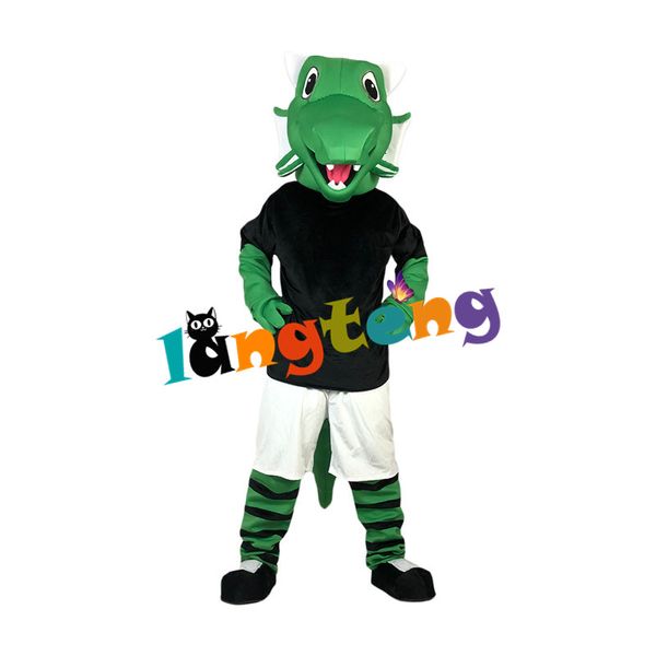 

mascot doll costume 1003 green crocodile costume mascot new design made in china kids sport, Red;yellow