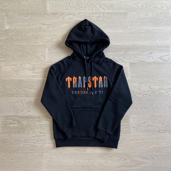 

tracksuits men's trapstar shooters hooded men woman tiger towel embroidery pullover fleece sweatshirts streetwear rpdk, Gray