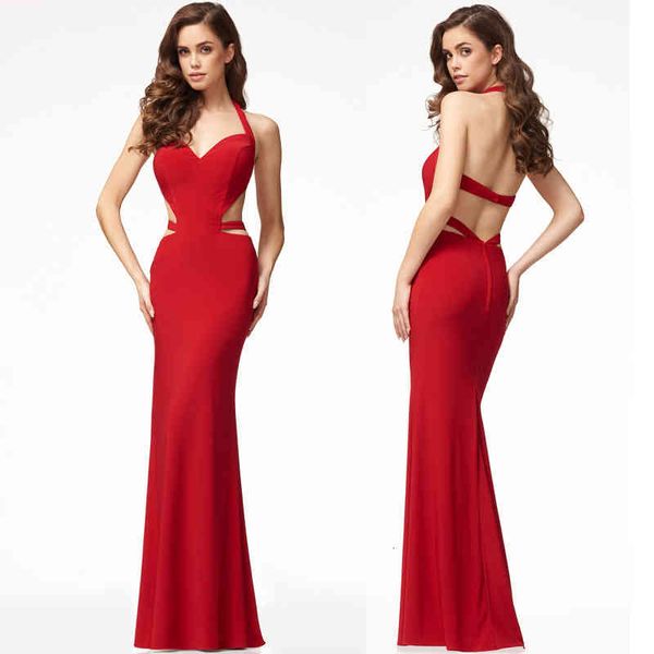 

evening dresses evening dress bridesmaid sleeveless neck long, Black;red