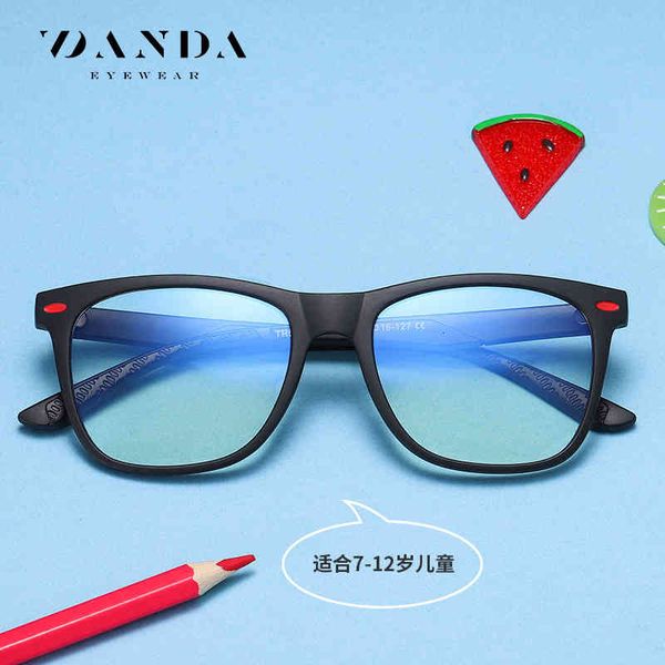 

sunglasses tr90 children's blue light proof boys and girls' two color flat goggles 5102 full frame computer q4z7, White;black