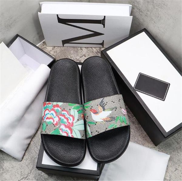 

designer stylish slippers tigers fashion classics slides sandals men women shoes tiger cat design summer huaraches home, Black