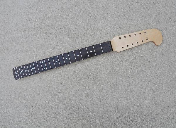 DIY 12 Dizeler Gül ağacı ile elektro gitar boynu