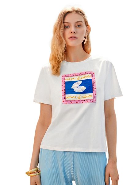 

shell print tee a6nf#, White