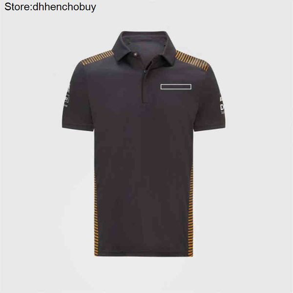 

f1 summer t-shirt formula one mclaren team polo shirt oversized t-shirts loose lapel short sleeve digital trend sports racing tshirts dgvk, White;black