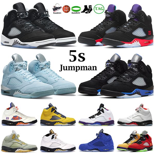 

5s men jordon basketball shoes 5 jumpman racer blue raging red bluebird moonlight sail pro star shattered backboard mens trainers outdoor sp