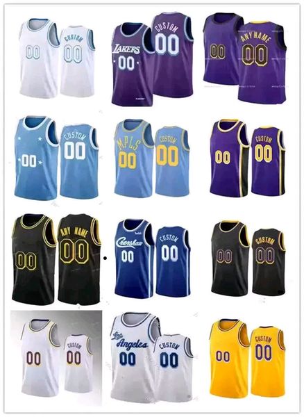 

75th custom mens women los angeles''lakers''lebron 6 james russell 0 westbrook anthony 3 davis carmelo 7 anthony basketb, Black;red