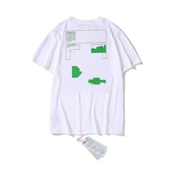 

summer loose mens t shirts fashion tees designers offs brands man women casual t-shirt luxury clothing street shorts sleeve letter arrow bl, White;black