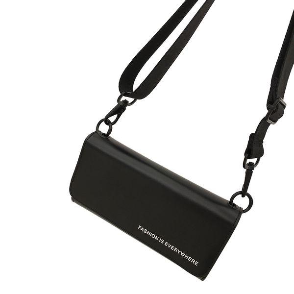 

fashion personality bag men's shoulder bag high-end messenger bags, Black;red