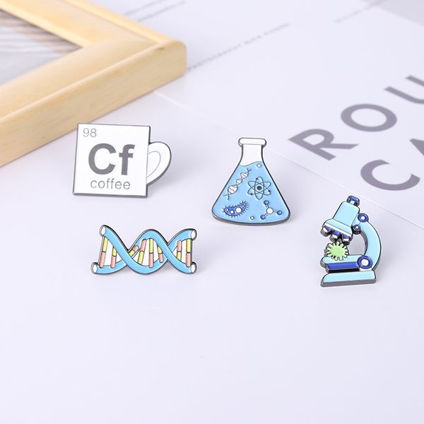 

creative cartoon e-commerce new chemical alloy brooches men women fashion lamp cf cup brooch pins clothing badge jewelry accessories 4 mixed, Gray