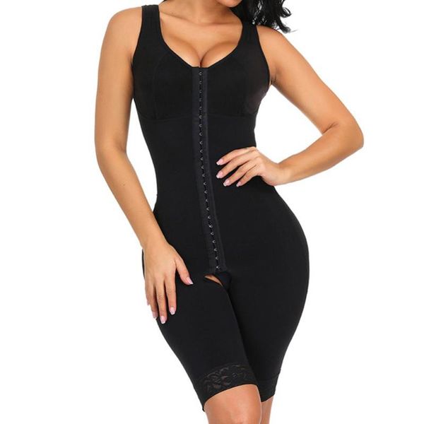 

stage women shapers plus size fajas colombianas post compression garment originales full body aa, Black;white