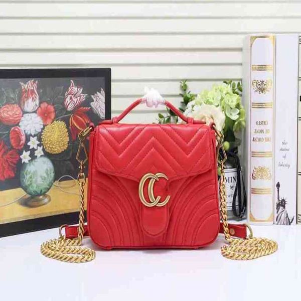 

2022 luxury jewelry designer bag v-pattern soft face chain small portable