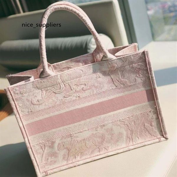 

classic embroidery 3d three-dimensional tiger pattern large capacity designer big shopping bag handbag handmade double-sided flowe213t