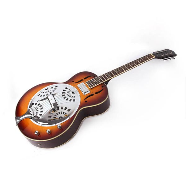 

good quality resonator electric guitar acoustic dobro guitar sunburst