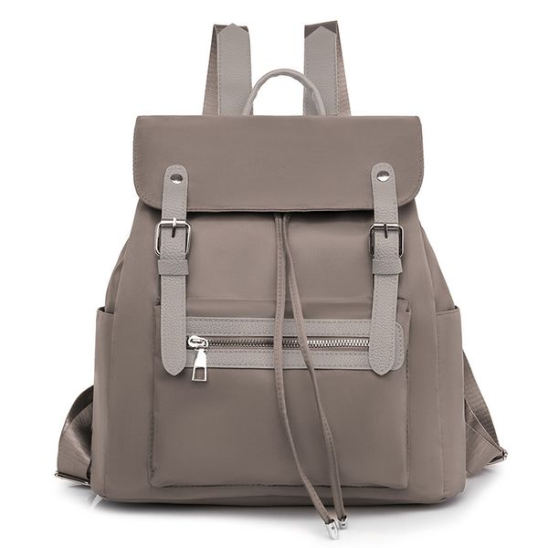

oxford plain backpack printing waterproof wearproof casual versatile large capacity