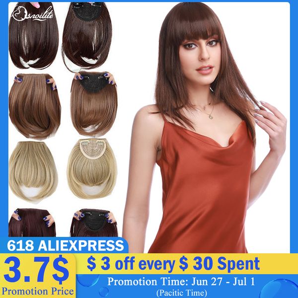 

costume accessories synthetic natural bang false hair bangs black brown auburn red clip in on hair fringe clip in bangs for women, Silver