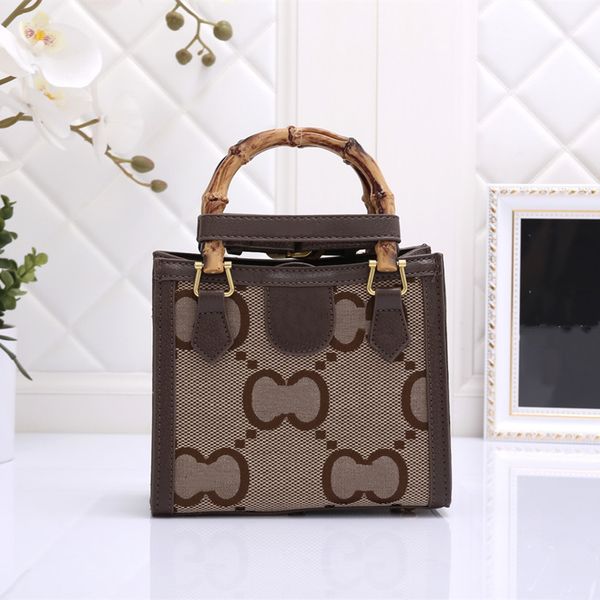 

women's wallet diana bamboo tote bag luxury designer handbag pu leather canvas shoulder bags womens purse fashion pochette