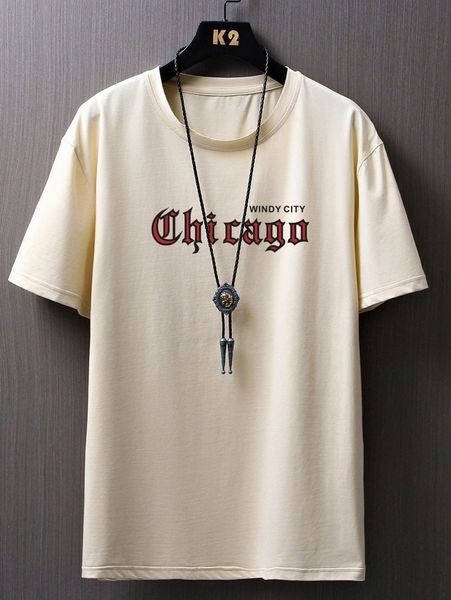 

men letter graphic drop shoulder tee p1nm#, White;black