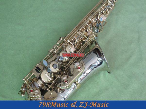 

professional cupronickel eb alto saxophone saxofon sax high f# with case
