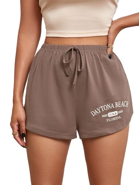 

letter graphic knot front track shorts l7ub#, White;black
