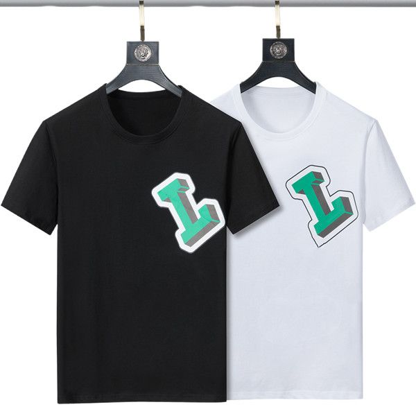 

22ss men's t-shirt designer brand casual tee sports animal letters printed pattern summer street loose short sleeve s25, White;black