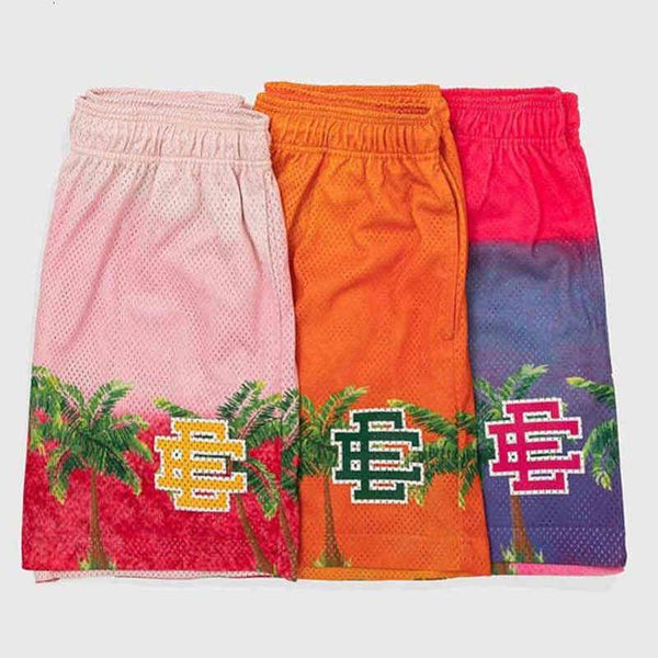 

fashion ee casual eric emanuel mens shorts brand designer luxury new york city skyline fitness loose breathable short women summer gym worko, White;black