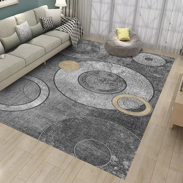 Carpets MODERN GEOMETRIC TAPE POUR LA SOIX LA LAVABLE NAT-SLIP BAIN MAT KIDS DÉCOR LOUNGE SHAUTS SIGNES DÉCORCE HOMECARPETS