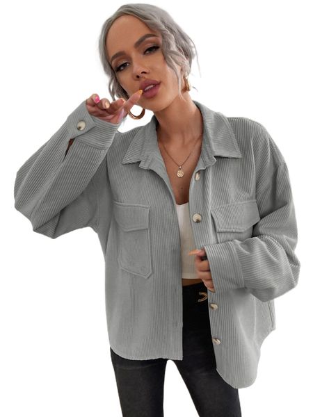 

flap pocket button front coat y4oc#, Black