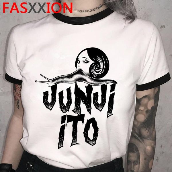 

junji ito tees male couple clothes grunge harajuku tumblr t shirt white, White;black