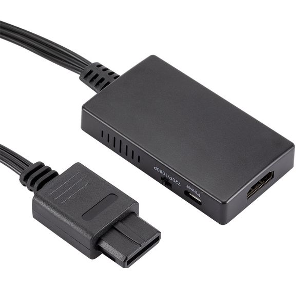 N64 için HD Adaptör Dönüştürücü Kablosu Nintend 64 SNES NGC SFC 1080 P Multimedya Sinyal Adaptörü Ses Arabirimi DHL Feex UPS Ücretsiz Gemi