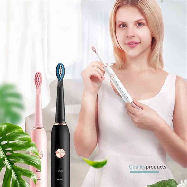 

toothbrush 5 smart modes sonic electric toothbrush intelligent timed reminder tooth brush usb charging acoustic travel 0315
