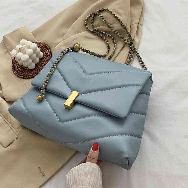 

2021 new leather shoulder bags for women luxury handbags fashion female crossbody bag soft ladies hand bags totes g220422