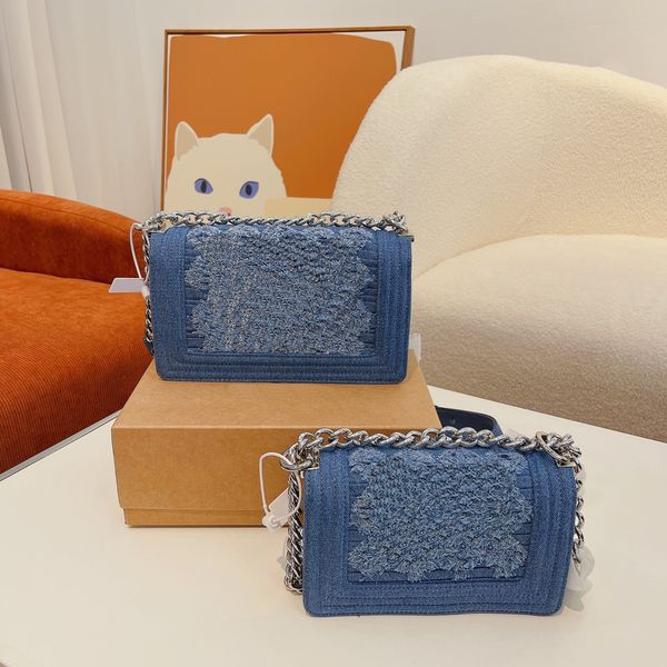 

designer bag crossbody bags handbag ladies chain bag clutch flap totes wallet check velour thread purse double letters solid hasp waist squa