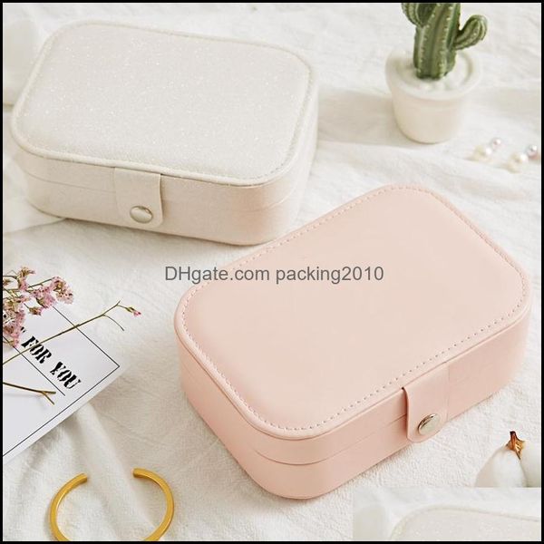 Scatole di stoccaggio bins Home Organizzazione Housee Garden Woman Jewelry Box Orecchini a orecchie Case per chiodo Organizzatore del Dipartimento delle ragazze CONVE