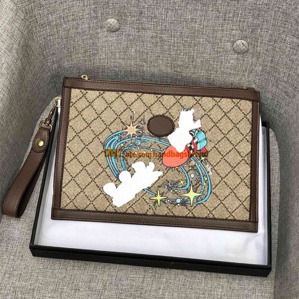 

647925 famous clutch bags italy men luxury clutch bag fashion women coin purse brand wristband bags webbing stripe design leather wallet gif