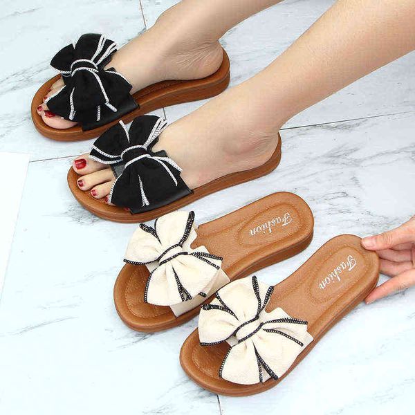 

slippers women wear fashion thick soled and versatile medium heel net red sandals in 2022 summer, Black
