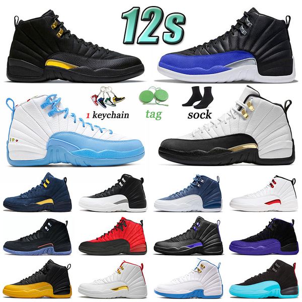 

jumpman 12 sports basketball shoes men trainers 12s playoffs royalty utility grind hyper royal black taxi low easter twist flu game mens sne