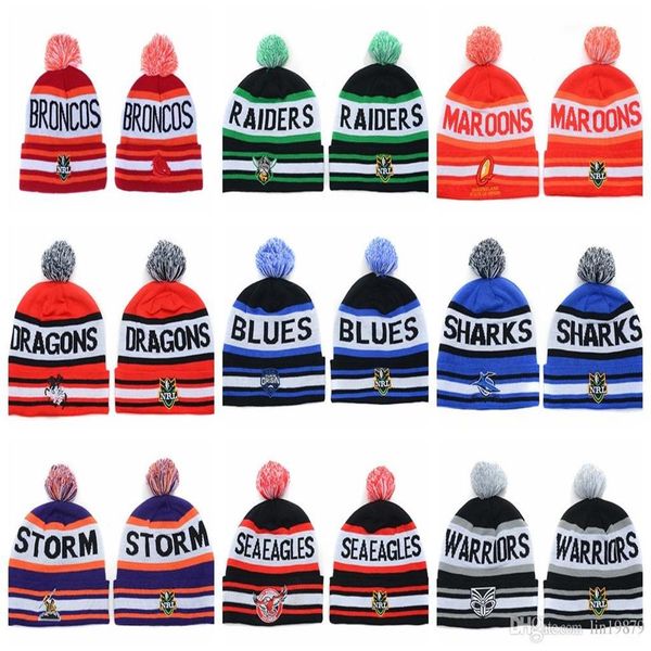 

new fashion nrl winter hats for men women knitted beanie wool hat man knit bonnet basketball beanie gorro thicken warm ca2485, Blue;gray