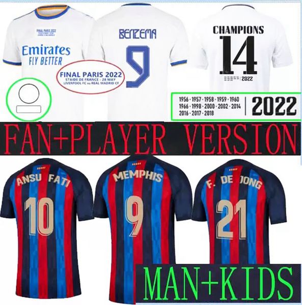

21 22 23 barcelona soccer jerseys home final champions 14 time winners memphis pedri adama auba f. de jong dest davi alves kids jersey camis, Black;yellow