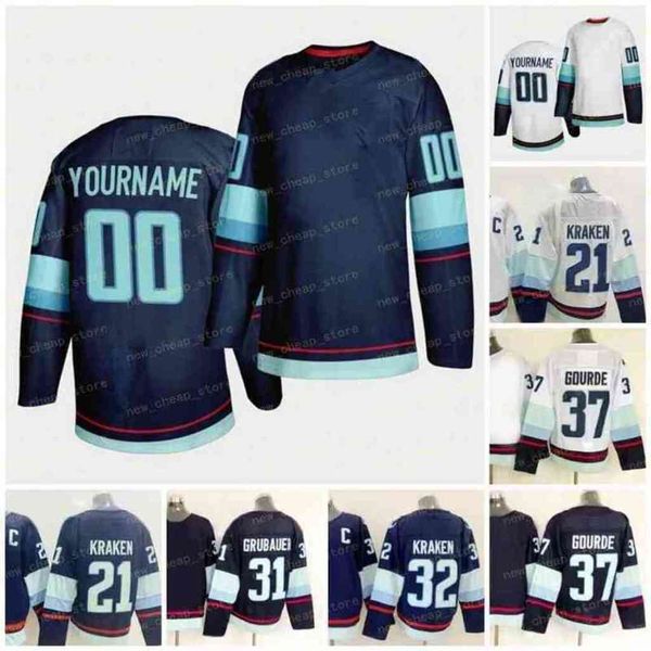 

custom 51 shane wright hockey 6 adam larsson jersey 7 eberle 21 32 13 brandon tanev 17 jaden schwartz 31 philipp grubauer 37 yanni gourde 67, Black;red