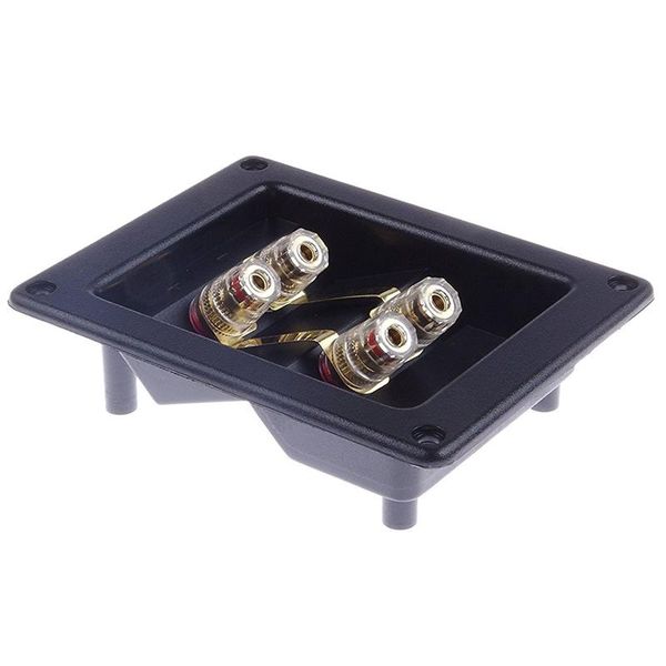 Sonstiges Beleuchtungszubehör Home Car Stereo Schraubbecheranschlüsse Subwoofer-Stecker 4-Wege-Lautsprecher Quadratische Box Transparente Anschlussklemme P