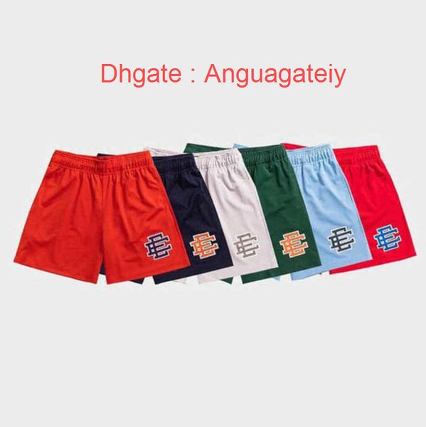 

men's shorts eric emanuel summer ee short new york city skyline gym fitness mesh quick dry mens basic casual beach basketball football, White;black