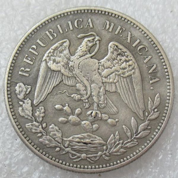 

mo 1uncirculated 1899 mexico 1 peso silver foreign coin brass craft ornaments