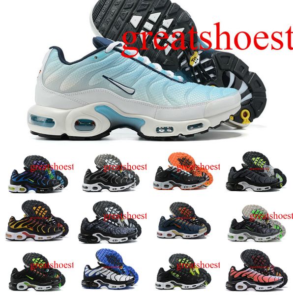

latest various styles colors original tn plus tn shoes designer fashion men breathable heighten mesh chaussures trainers casual sports shoe
