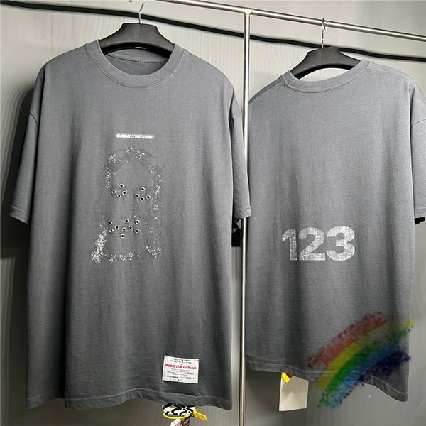 

vintage grey t shirt men women 1 quality t-shirt tee short sleeve, Black;brown